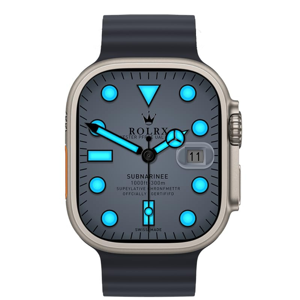 K9 Ultra AMOLED Smartwatch ChatGPT Smartwatch – Black Color