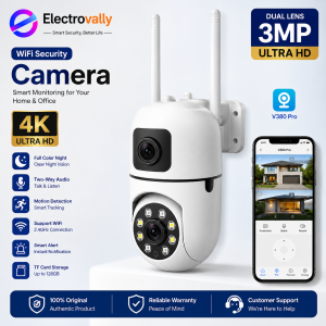 SQ21-L V380 Pro 3MP Dual Lens HD Mini CCTV Camera