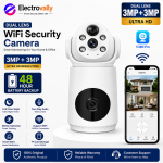 Dual Lens 3MP+3MP Battery Backup Smart Wi-Fi PTZ Security Camera