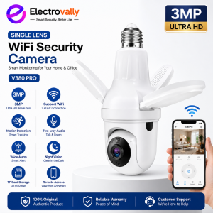 V380 3MP Q28-L WIFI Light Bulb Security Camera