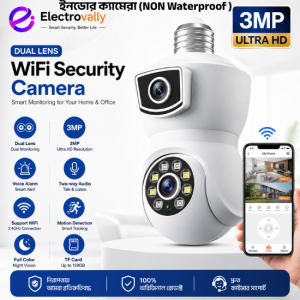 V380 PRO Dual lens 3MP 1080P Full HD Smart WiFi PTZ Bulb Camera